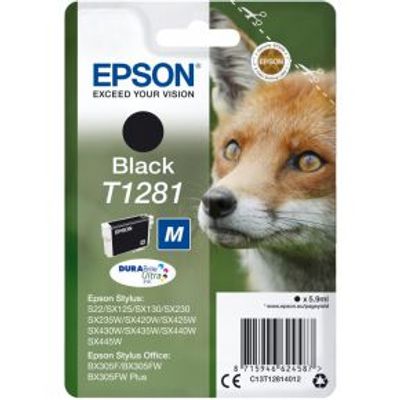 Epson T1281 5.9ml Zwart