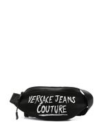 Versace Jeans Couture sac banane à logo imprimé - Noir Versace Jeans Couture sac banane à logo imprimé - Noir