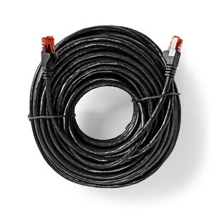 Nedis CAT6-kabel | U/UTP | 30  m | PE | Zwart | 1 stuks - CCGP85900BK300 CCGP85900BK300