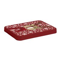 Kerst rendieren deksel voor opbergbox/opbergdoos van 32 liter - thumbnail