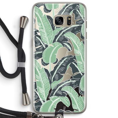 This Sh*t Is Bananas: Samsung Galaxy S7 Edge Transparant Hoesje met koord