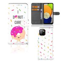 Samsung Galaxy A03 | Book Cover | Donut Roze