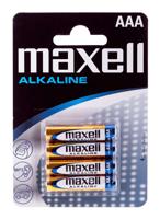 Maxell Battery Alkaline LR-03 AAA 4-Pack Wegwerpbatterij