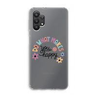 Happy days: Samsung Galaxy A32 5G Transparant Hoesje
