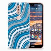 Nokia 4.2 | TPU bumper | Waves Blue