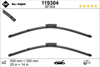 Set 2 Wissers Swf Visioflex 119304