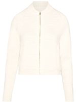 Maison Margiela cardigan crop en maille nervurée - Blanc - thumbnail