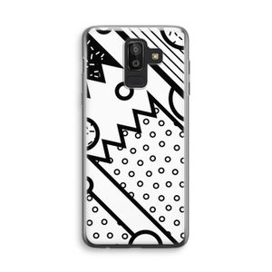 Pop Art #4: Samsung Galaxy J8 (2018) Transparant Hoesje