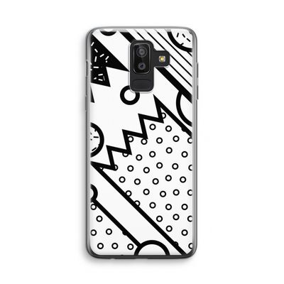 Pop Art #4: Samsung Galaxy J8 (2018) Transparant Hoesje