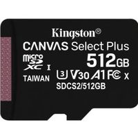 Kingston Technology Canvas Select Plus flashgeheugen 512 GB MicroSDXC Klasse 10 UHS-I