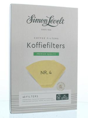 Simon Levelt Koffiefilters nr. 4 40 Stuks