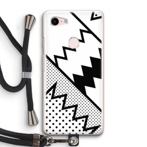 Pop Art #5: Pixel 3 Transparant Hoesje met koord