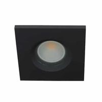 Camilla LED spot GU10 COB 3Watt vierkant ZWART IP65 dimbaar Camilla LED spot GU10 COB 3Watt vierkant ZWART IP65 dimbaar