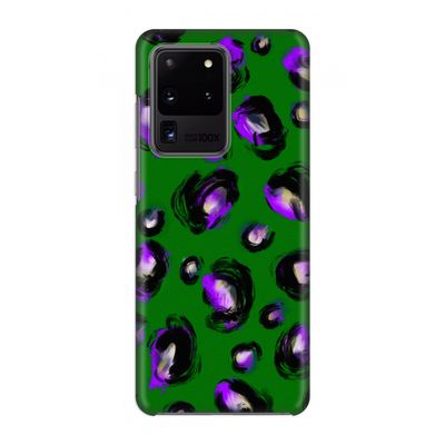 Green Cheetah: Volledig geprint Samsung Galaxy S20 Ultra Hoesje