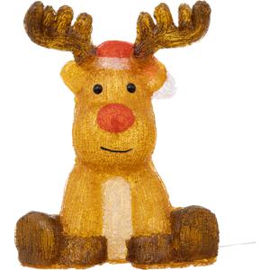 LED verlichte rendier figuur - 30 cm - 40 lampjes - kerstverlichting - dieren