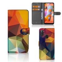 Samsung Galaxy M11 | A11 | Book Case | Polygon Color