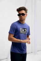 EA7 Emporio Armani Visibility T-Shirt Heren Blauw - Maat XS - Kleur: Blauw | Soccerfanshop - thumbnail