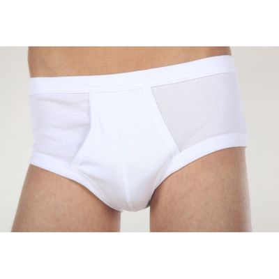 Klassieke Beeren herenslip wit 100% katoen