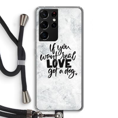 Partner in crime: Samsung Galaxy S21 Ultra Transparant Hoesje met koord
