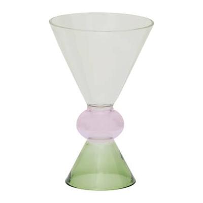 Urban Nature Culture Wijnglas Ayo - Transparant/Pale Green - 2st.