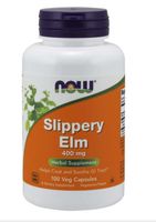 Slippery Elm 400 mg 100 Veg Capsules - Now Foods