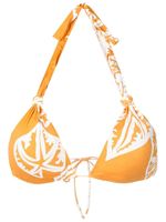 Clube Bossa haut de bikini imprimé à dos nu - Orange - thumbnail