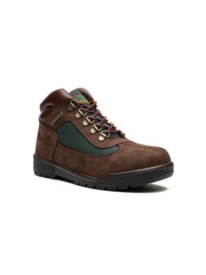 Timberland Kids bottines Junior Field 'Brown Nubuck' - Marron