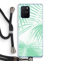 Palmbladeren: Samsung Galaxy Note 10 Lite Transparant Hoesje met koord Palmbladeren: Samsung Galaxy Note 10 Lite Transparant Hoesje met koord