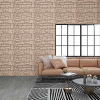 10 st Wandpanelen 3D beige baksteen EPS - thumbnail