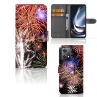 OnePlus Nord CE 2 Lite Wallet Case met Pasjes Vuurwerk - thumbnail