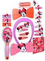 Disney haaraccessoires Minnie Mouse meisjes roze/paars 22 delig - thumbnail