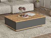 Salontafel FROVANI 90 cm atlantische pijnboom/antraciet
