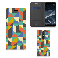 Nokia 5.1 (2018) | Hoesje met Magneet | Funky Retro