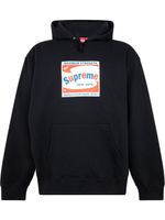 Supreme hoodie Shine à logo imprimé - Noir - thumbnail