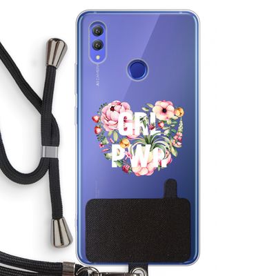 GRL PWR Flower: Honor Note 10 Transparant Hoesje met koord