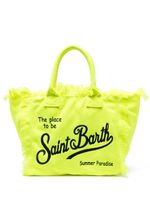 MC2 Saint Barth sac de plage Vanity à logo imprimé - Jaune