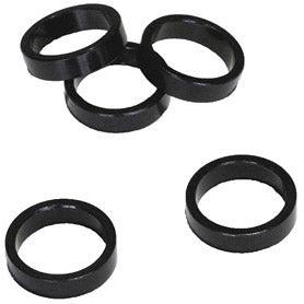 VWP balhoofdtussenring spacer alu 10mm 1.1/8" zwart p/5