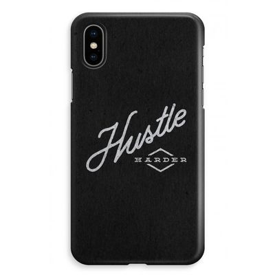 Hustle: iPhone XS Max Volledig Geprint Hoesje