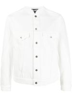 Black Comme Des Garçons surchemise à bords francs - Blanc