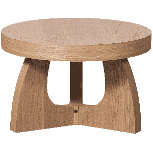 WOOOD Ronde Bijzettafel Tala 55cm - Naturel