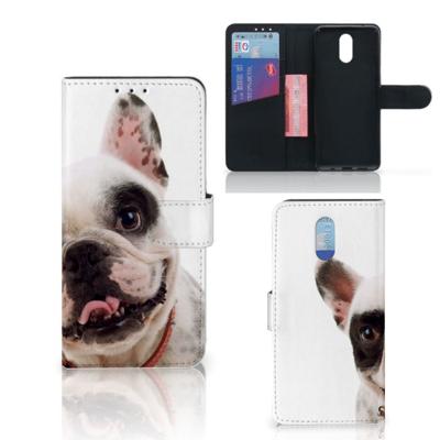 Nokia 2.3 | Telefoonhoesje | Met pasjeshouder | Franse Bulldog