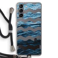 Oceaan: Samsung Galaxy S21 Transparant Hoesje met koord - thumbnail