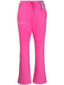 Doublet pantalon de jogging à logo strassé - Rose