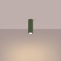 Plafondlamp KARBON 20 olijfgroen