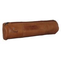 Chesterfield Leren Pen Etui Cognac