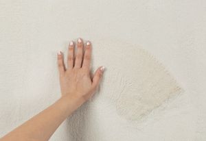 Superzacht Laagpolig Vloerkleed met bontlook Cream-200 x 280 cm