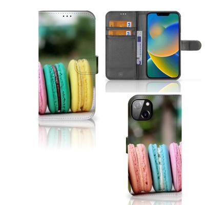 iPhone 14 Plus | Book Cover | Macarons | Portemonnee hoesje