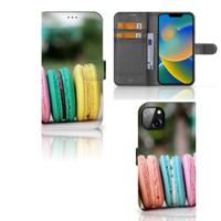 iPhone 14 Plus | Book Cover | Macarons | Portemonnee hoesje