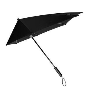 STORMaxi storm paraplu zwart met grijs frame windproof 100 cm   -