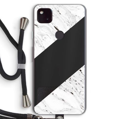 Biggest stripe: Pixel 4a 5G Transparant Hoesje met koord